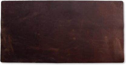 Genuine Leather Desk Pad, Office Desk Mat, Large Desk Blotter, Desk Protector, and Mouse Pad – 31.5" x 15.75" (1.8-2.0 mm) Mocha, Waterproof, Premium Quality for Desk Surface Protection and Comfort.