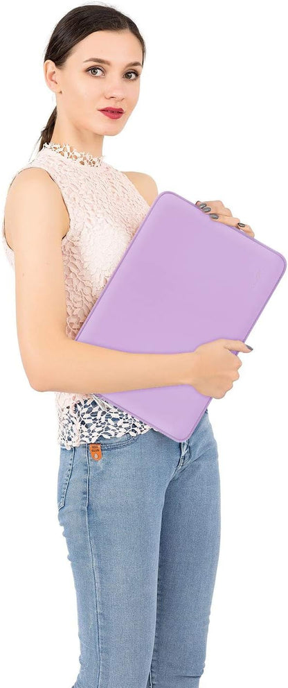 MOSISO Laptop Case 13.3 inch, 13-13.3 inch Laptop Sleeve Bag Compatible with MacBook Air/Pro 13/Pro 14 M5 M4 M3 M2 M1, HP Dell ASUS Lenovo, Neoprene Computer Sleeve Bag with Small Case, Baby Pink - Colors A