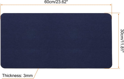 PATIKIL 24"x12" Desk Mat Protector, Felt Dual Side Mouse Pad Writing Mat for Office Home, Gray