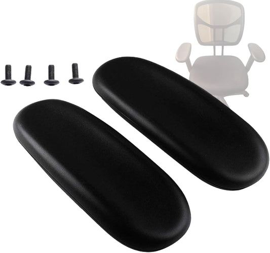 Ketofa Office Chair Arm Rest Replacement Fits All Styles of Arms with 4" Mounting Hole Patterns Screws Set Desk Armrest Cover(2Pack)