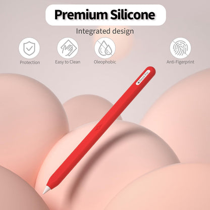 Ultra Thin Protective Pencil Cover for Apple Pencil Pro &Apple Pencil 2nd Gen Silicone Case Sleeve Compatible with Apple Pencil Pro (Pink)