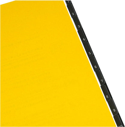 Maruman Mnemosyne Lined Notebook- Vertical A5, 5.83" x 8.27", 70 Sheets / 140 Pages, 7mm College Ruled With Center Line Journal, Perforated Pages & Wire-Bound to Lay Flat, Black, Made in Japan - Colors A