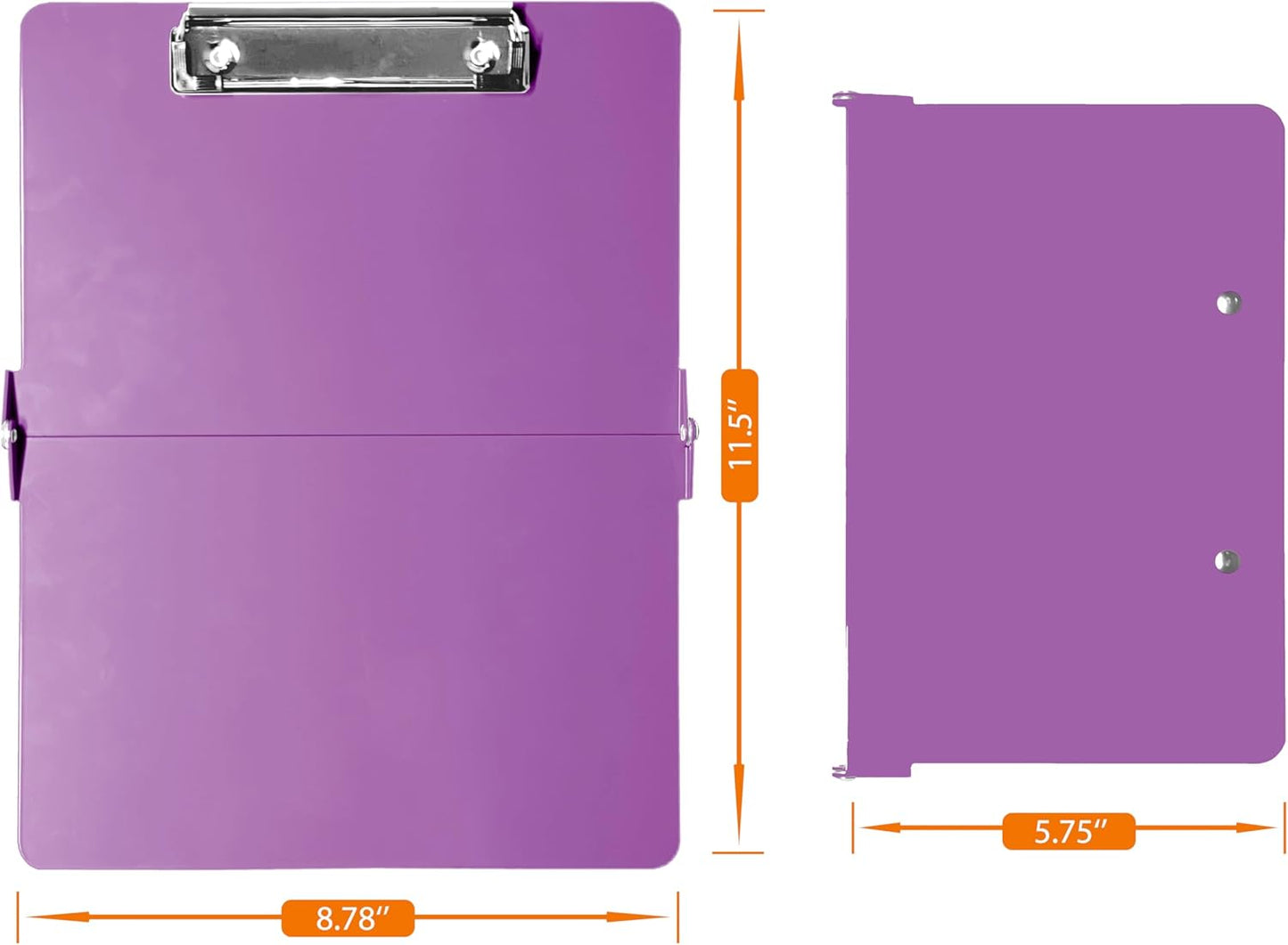 Foldable Clipboard, ISO clipboard Foldable Clipboard, Folding Clipboard, Nursing Clipboard (Black)