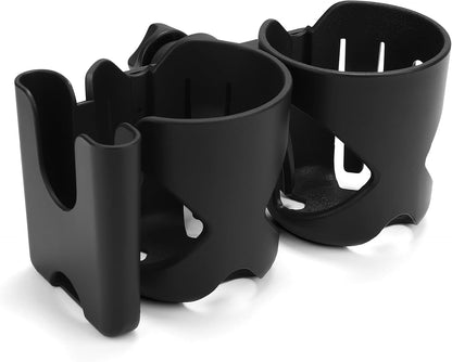 Accmor Stroller Cup Holder, Universal Cup Holder for Stroller Walker Bike, 360° Rotatable Large Caliber Designed Bottle Holder for Stroller, Bike, Wheelchair, Scooter