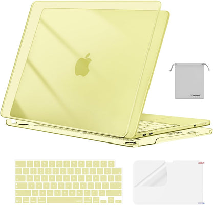MOSISO Compatible with MacBook Neo Case 13 inch 2026 Release Model A3404 with A18 Pro Chip, 4 in 1 Kit Precision Fit Crack & Scratch Resistant Protective Hard Shell Case Cover, Crystal Clear