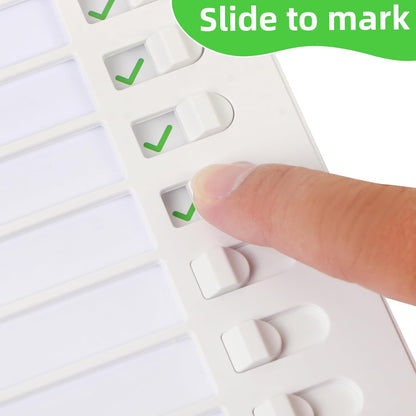 Dry Erase Chore Chart, Standable Whiteboard Checklist Board, Chore Chart for Kids Routine Chart with a Pen (Standable)