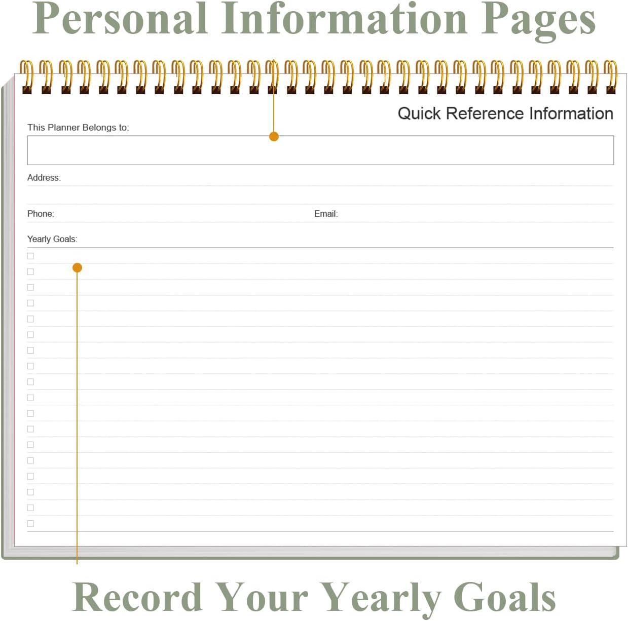 Weekly Productivity Planner - 8.5" x 11" Dashboard Desk Notepad Has 6 Focus Areas to List Tasks for Goals, Projects, Clients, Academic or Meal-Organize Your Daily Work Efficiently, 54 Weeks, Green