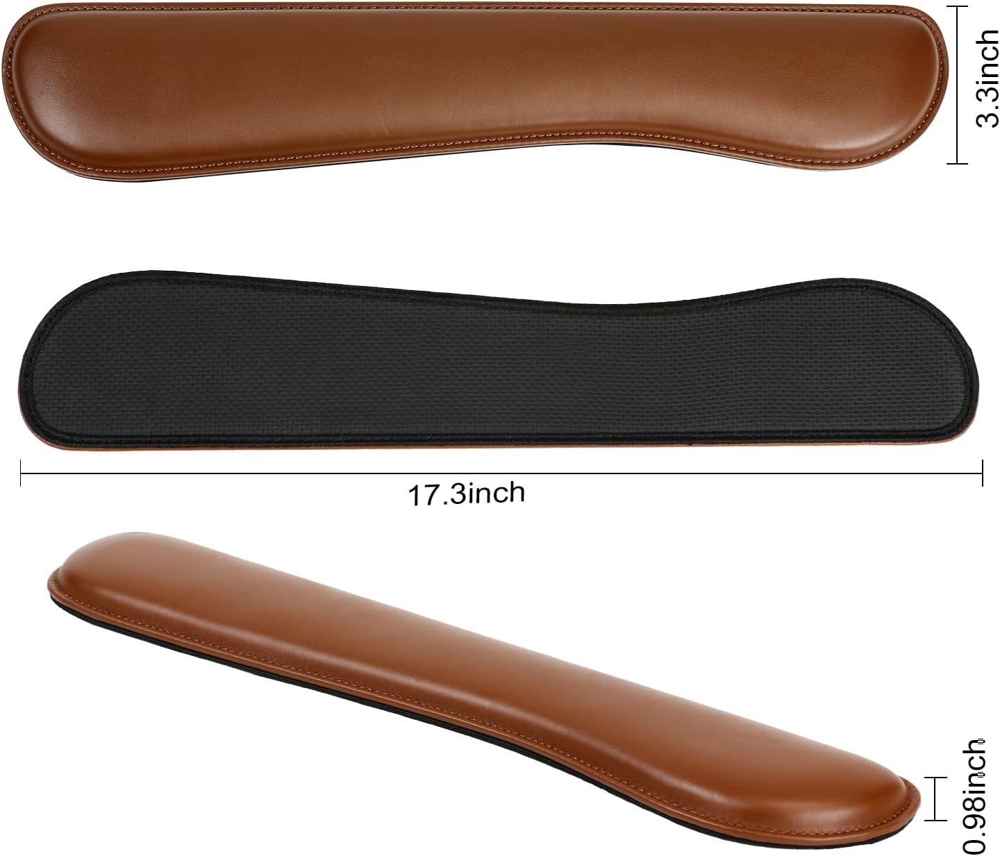 RICHEN Keyboard Wrist Rest and Mouse Pad with Wrist Support, Memory Foam Set for Gaming and Office, Comfortable & Lightweight for Easy Typing & Pain Relief (White Butterflies)