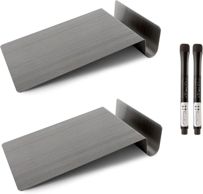 Three by Three Seattle 5.5 x 9 Inch to.do Dry Erase Board with Marker for Memos, Lists, and More in Office, Home, Classroom, and Event Spaces (White)