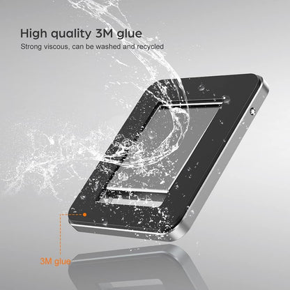 OATSBASF Mini Laptop Stand, Retractable Computer Stand, Portable Notebook Holder, Foldable Invisible Design Cooling Office Universal Non Slip, for MacBook Pro Air iPad Pro Air Surface Tablets (Silver)