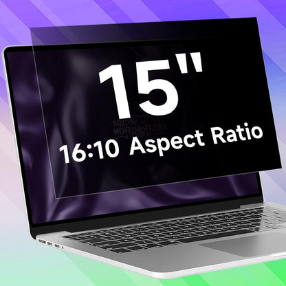 16 Inch 16:10 Laptop Privacy Screen Filter, Anti Blue Light Glare & Anti Scratch Computer Privacy Shield for 16" with 1920x1200 Aspect Ratio Laptop