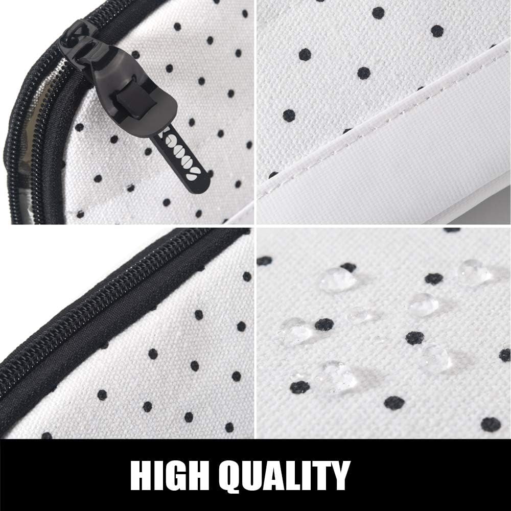 Sooez Wide-Opening Pencil Pen Case, Lightweight & Spacious Pencil Bag Pouch Box Organizer, Aesthetic Supply with Triangular Design for Adults, Grey