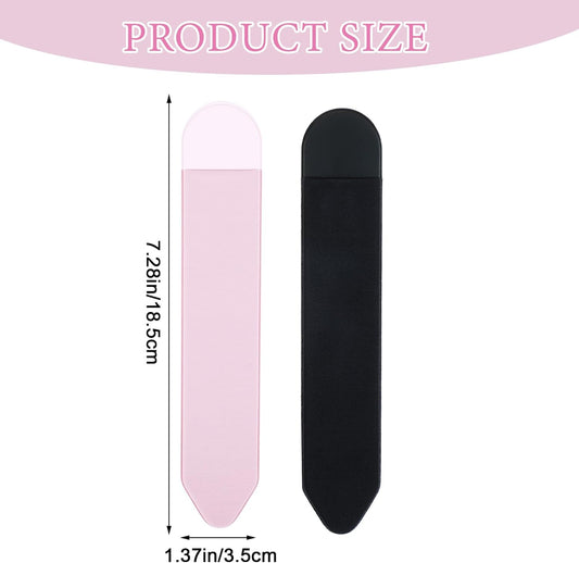 2pcs Stylus Holder For Phone,Stylus Pen Holder,Elastic Tablet Pens Holders for Tablets,Scratch, Dust and shock protection,Compatible with Pencil Pro,1st/2nd Gen,USB-C,Black & Pink