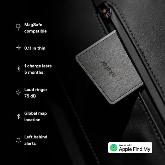 Ekster Finder Card - Wallet Tracker Card - Apple Find My Wallet Tracker, Credit Card Size Airtag for Wallet, MagSafe Rechargeable Bluetooth Tracking, Slim Wallet Locator, Works with iPhone
