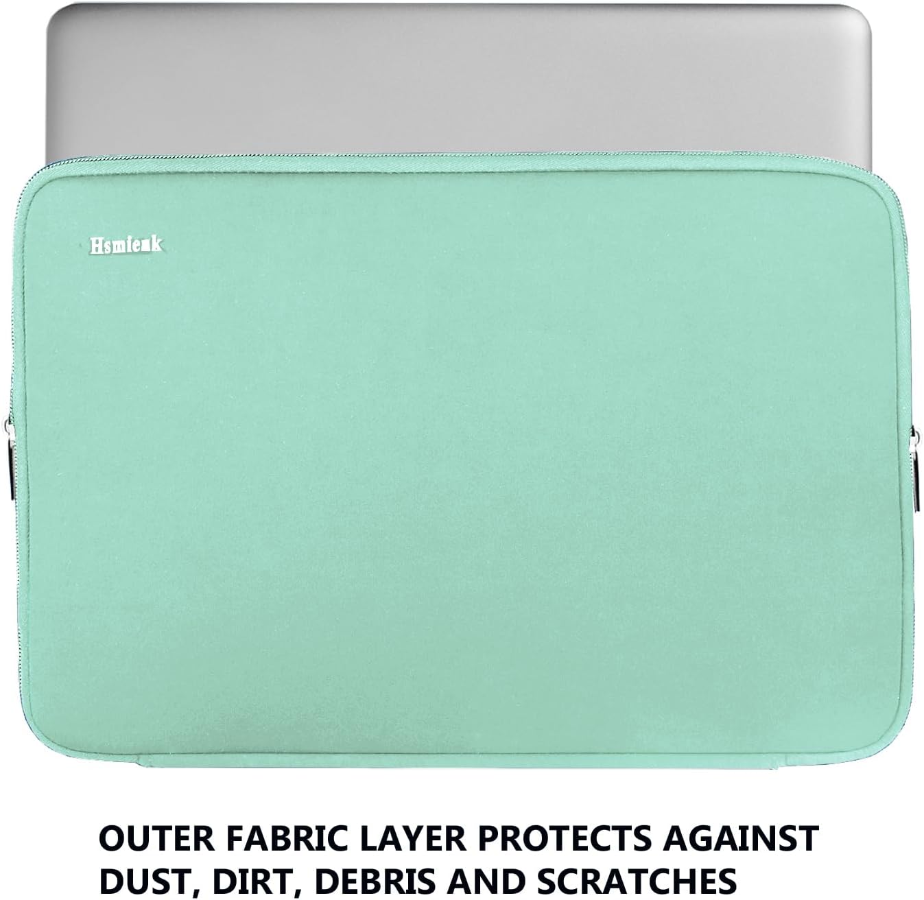 Laptop Sleeve 15.6 Inch, Durable Shockproof Protective Cover Flip Case Briefcase Carrying Computer Bag Case Compatible with 15.6 Inch HP, ASUS, Lenovo, Acer, Notebook, Computer, Black
