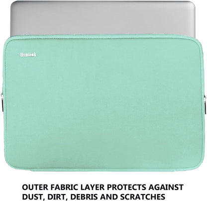 Laptop Sleeve 15.6 Inch, Durable Shockproof Protective Cover Flip Case Briefcase Carrying Computer Bag Case Compatible with 15.6 Inch HP, ASUS, Lenovo, Acer, Notebook, Computer, Black