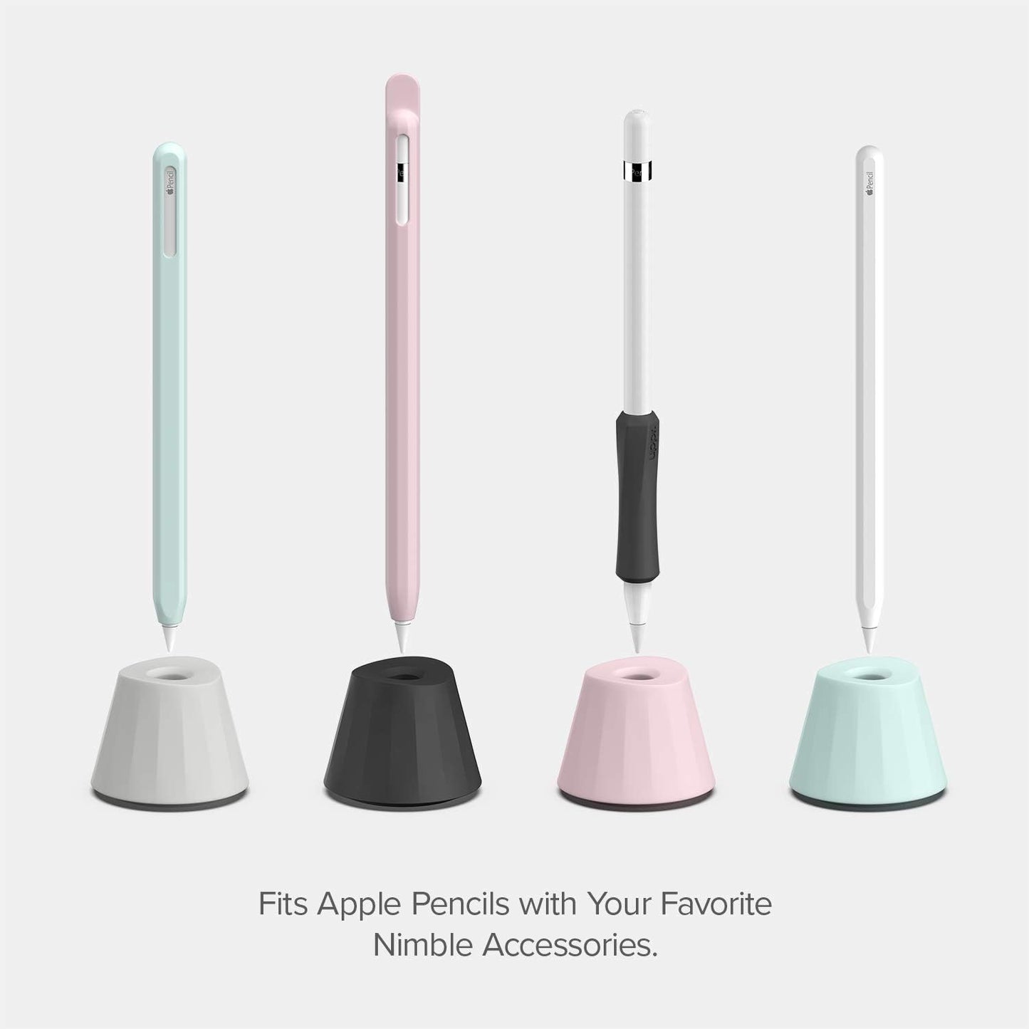 UPPERCASE Designs NimbleStand Vertical Stand Compatible with Apple Pencil with/without Sleeve or Grip (Onyx Black)