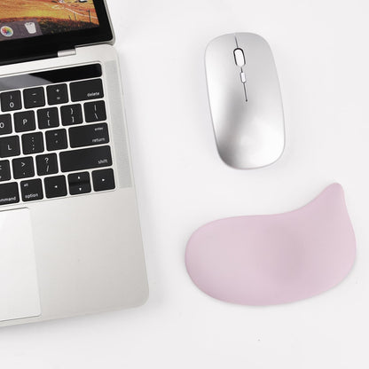 Ergonomic Mouse Wrist Rest Pad, Small Gel Mouse Keyboard Support Cushion Non-Slip Base, for Easy Typing and Wrist Pain Relief Office Computer, Laptop, PC Gaming (Blue)