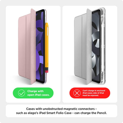 elago Compatible with Apple Pencil Pro Case & Apple Pencil 2nd Generation Case, Compatible with Magnetic Charging, Double Tap, Squeeze, Haptic (Must Read Installation Instructions) [Lovely Pink]