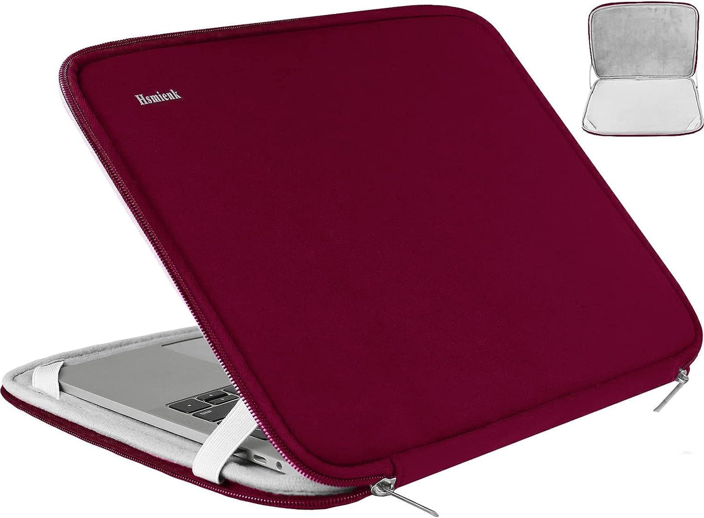 Laptop Sleeve 15.6 Inch, Durable Shockproof Protective Cover Flip Case Briefcase Carrying Computer Bag Case Compatible with 15.6 Inch HP, ASUS, Lenovo, Acer, Notebook, Computer, Black