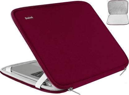 Laptop Sleeve 15.6 Inch, Durable Shockproof Protective Cover Flip Case Briefcase Carrying Computer Bag Case Compatible with 15.6 Inch HP, ASUS, Lenovo, Acer, Notebook, Computer, Black