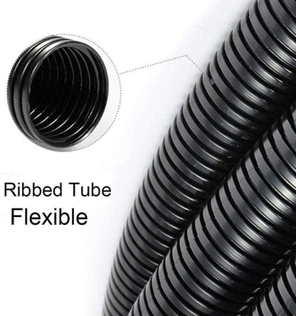ZhiYo 100 FT 1/4” Wire Loom Split Tubing Auto Wire Conduit Flexible Cover