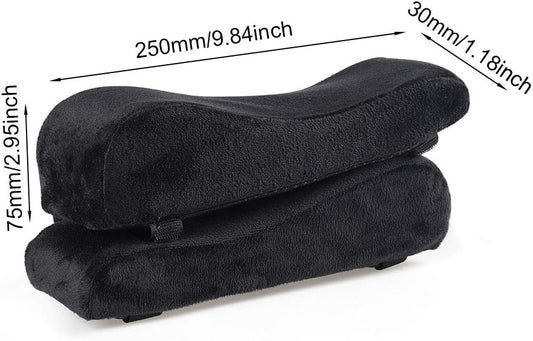 Office Chair Armrest Pads,1 Pair Ergonomic Armrest Pads, Memory Foam Elbow Support Cushions for Computer, Gaming and Desk Chairs