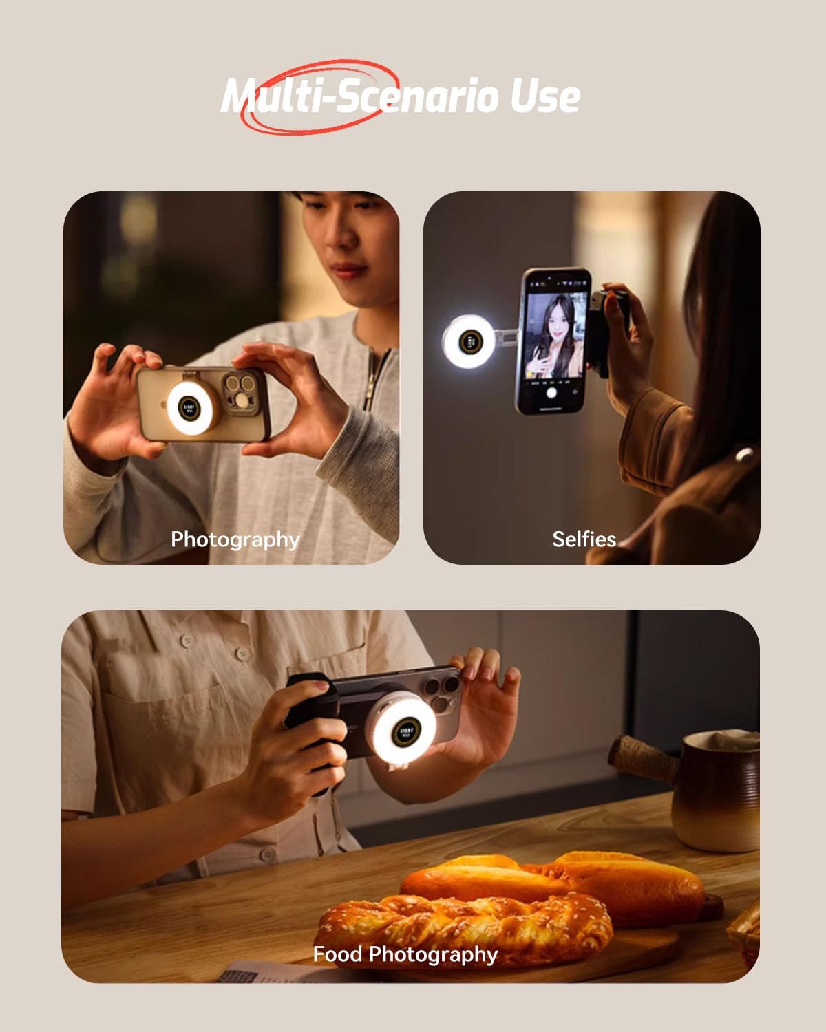 Ring Light for Computer Video Conference - Webcam Light for Monitor Clip On Remote Working Distance Learning Zoom Call Self Broadcasting and Live Streaming Influencer Light Laptop Video Conferencing