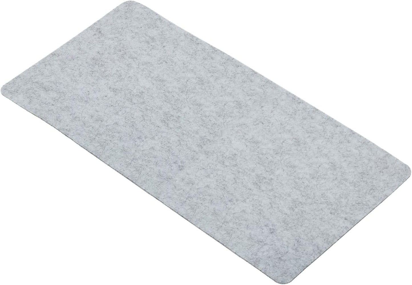 PATIKIL 24"x12" Desk Mat Protector, Felt Dual Side Mouse Pad Writing Mat for Office Home, Gray