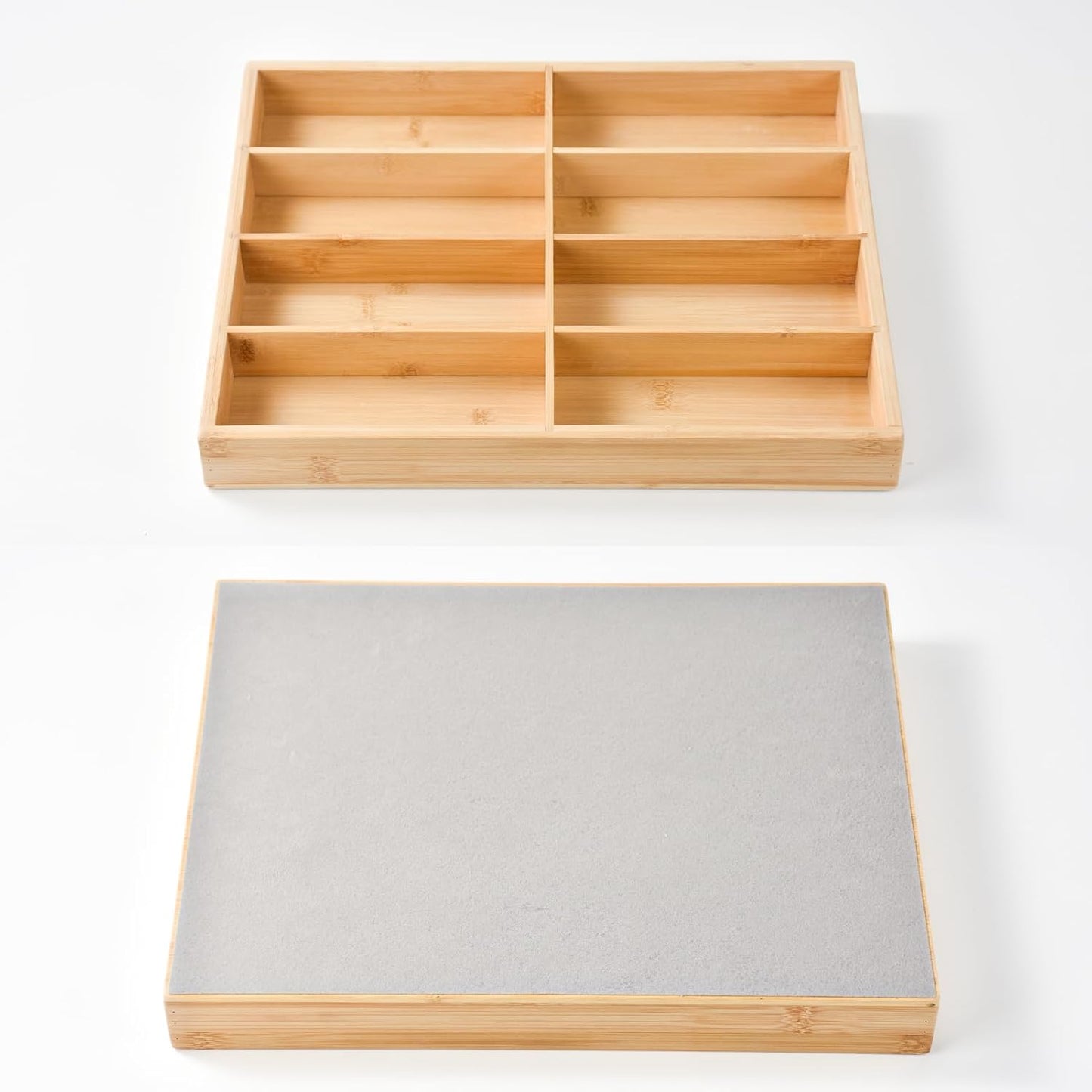 Natural bamboo Glasses Eyeglass Eyewear Sun glasses Sunglasses Box Storage Case Tray Display Showcase Organizer Box
