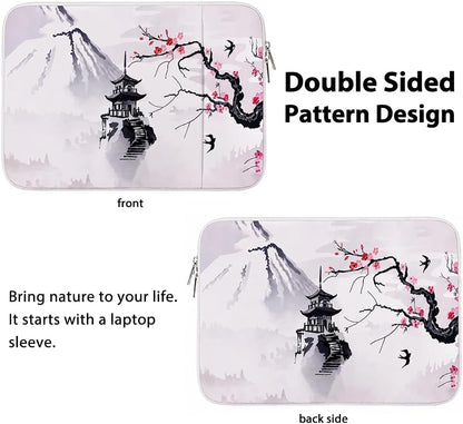 Laptop Sleeve for MacBook Neo/Air/Pro 13 inches A18/M5/M4/M3/M2/M1 Chip 2026-2020 A3404 A3449 A3240 A3113 with 2 Pockets Tablet Bag Case Accessories (Bright Pink)