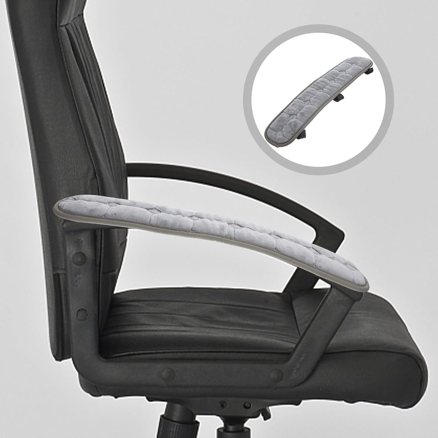 Garneck Chair Armrest Pad Office Gaming Chair Armrest Cushion Pillow Cover Support for Elbow Forearms