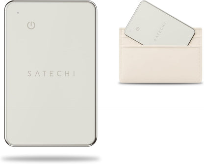 Satechi FindAll Wallet Card with Find My, Wallet Tracker Card with Left Behind Notification, Sound Alert and Wireless Charging, Works with iPhone, iPad, Mac – Black