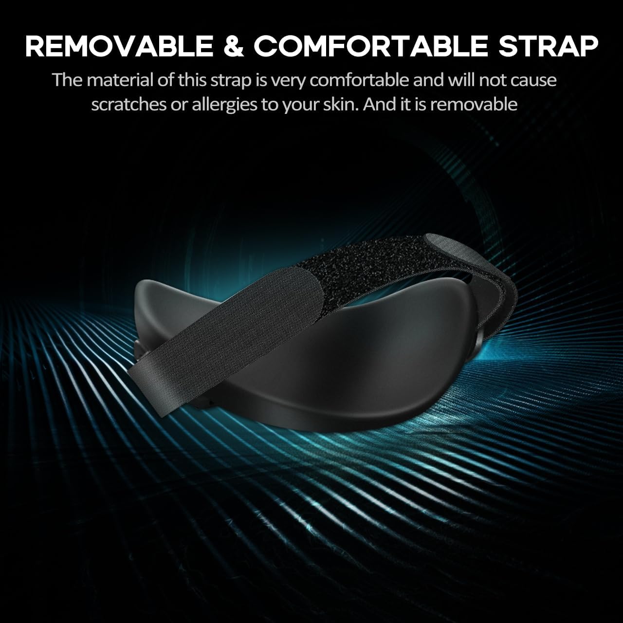 JIKIOU Advanced Ergonomic Right-Handed Gaming Wrist Rest for Mouse - Superior Support for Serious Gamers - Anti-Fatigue, Smooth Glide 2 Pack Black