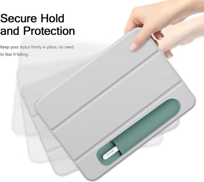 MoKo Pencil Case Holder, Adhesive Silicone Pencil Protected Sleeve Compatible with Apple Pencil Pro/ (USB-C)/ 1st/ 2nd Generation, Similarly Sized Styluses Accessories, Black
