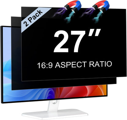 Laptop Privacy Screen 14 Inch 16:9 Aspect Ratio, Laptop Screen Privacy Shield Compatible With Lenovo Hp Dell Acer Asus Thinkpad Envy Xps, Removable Anti Glare Blue Light Computer Filter Protector
