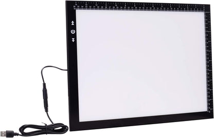 HSK B4/A3s LED Artist tracing Light Box Copy Table, Adjustable High Brightness Light Pad for Tatto Drawing, Sketching, Animation,Diamond Painting Accessories