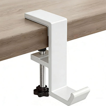 JAKO Headphone Stand - Aluminum Alloy Headphone Holder, Under Headset Stand for Desk Fit for PC Gaming Headset Hanger Hook Suitable for Office, Computer, Student Class Desk, Handmade Creator Table