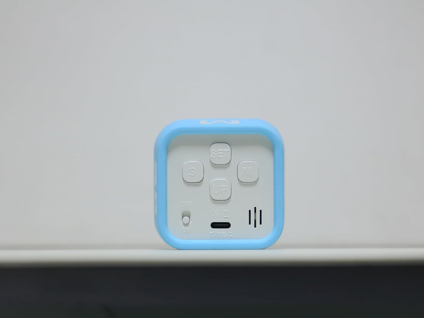 Rotating Cube Visual Pomodoro Timer 5, 25, 10 50 Minutes Preset + Custom Countdown, Rechargeable Desk Productivity Flip Timer with Detachable Silicone Cover for ADHD Study Work Kitchen School (White)
