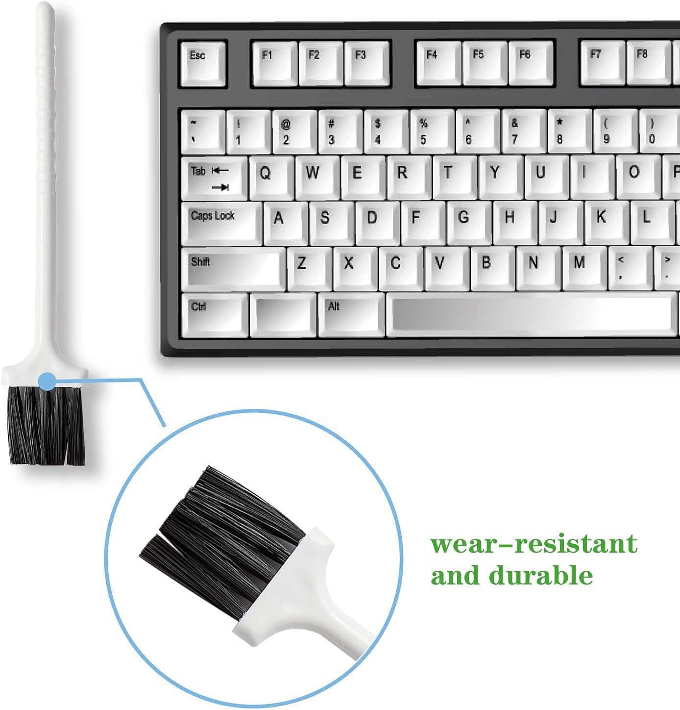 Litorange Silicone 500PCS 40A Clear Universal O-Ring Switch Dampeners Keycap Sealing Gasket Washer (Better Than Rubber) for Cherry MX Switch Keyboard and Mechanical Keyboard Keys Dampers