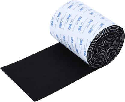 Felt Furniture Pads, Non Slip Self Adhesive Cuttable Felt Tape Black Heavy Duty Felts Strip Roll for Protecting Hardwood Floors Chair Wall Protector (40 x 5 x 0.12 Inch)