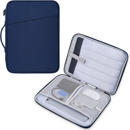 12-12.9 Inch Tablet Sleeve Bag for 12.4" Samsung Galaxy Tab S10+ S9+ Plus/S8+/S7+ Plus/S7 FE,13" iPad Air M4 M3 M2/iPad Pro M5 M4/Pro 12.9"/Microsoft Surface Go 2 12.4"/Pro 11 10 Carrying Case-Black