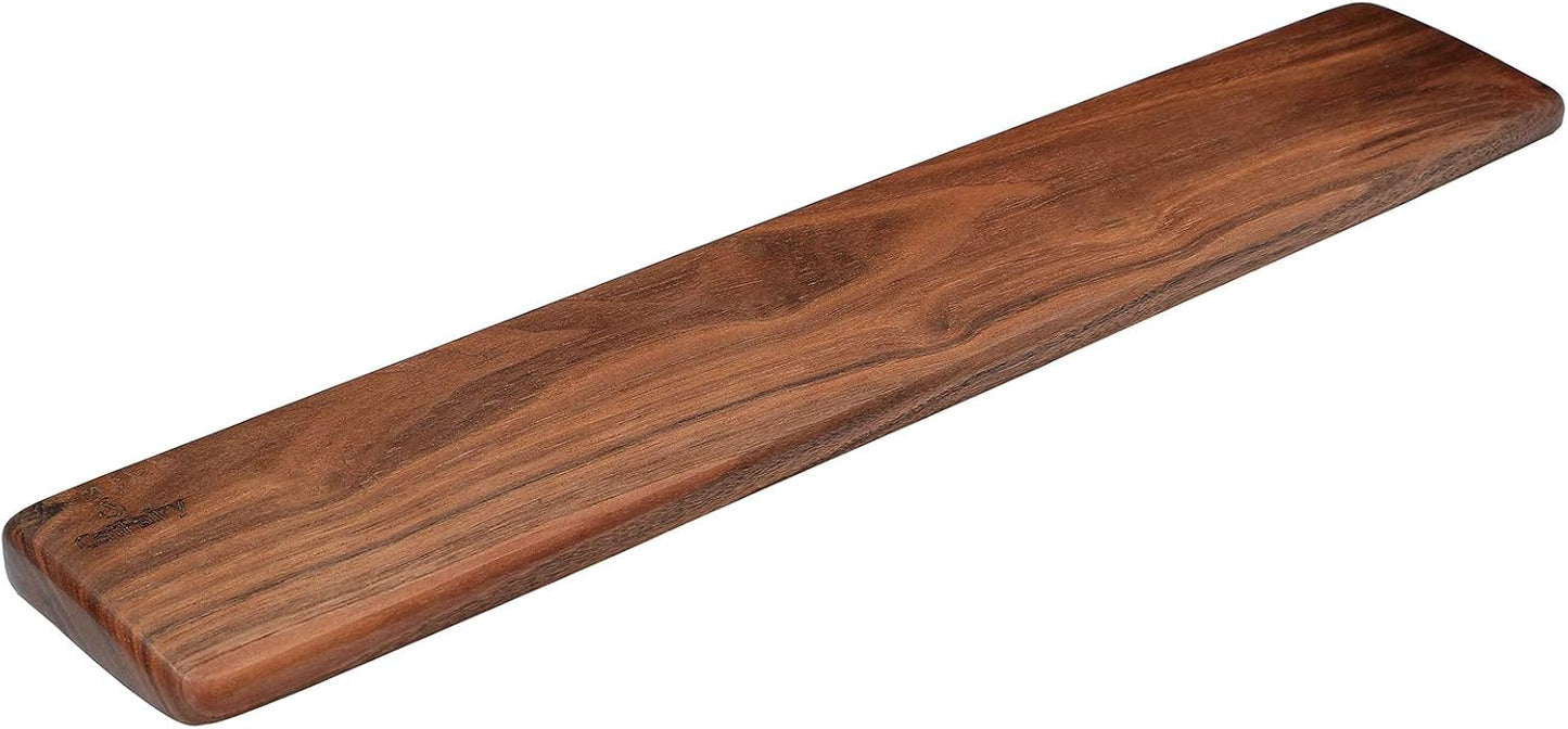 Wooden Keyboard Wrist Rest, Keyboard Wooden Palm Rest，Keyboard Wrist Rest Pad, Solid Wood Mouse Pad Wrist Guard, Ash Wood Wrist Rest, Wrist Pad for Keyboard, (Fraxinus Excelsior,11.8in)