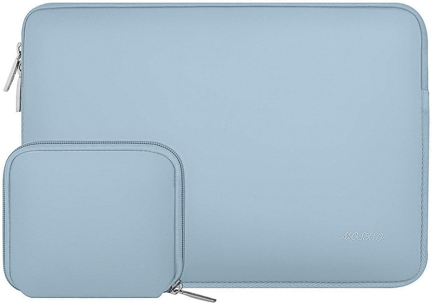 MOSISO Laptop Case 13.3 inch, 13-13.3 inch Laptop Sleeve Bag Compatible with MacBook Air/Pro 13/Pro 14 M5 M4 M3 M2 M1, HP Dell ASUS Lenovo, Neoprene Computer Sleeve Bag with Small Case, Baby Pink - Colors B