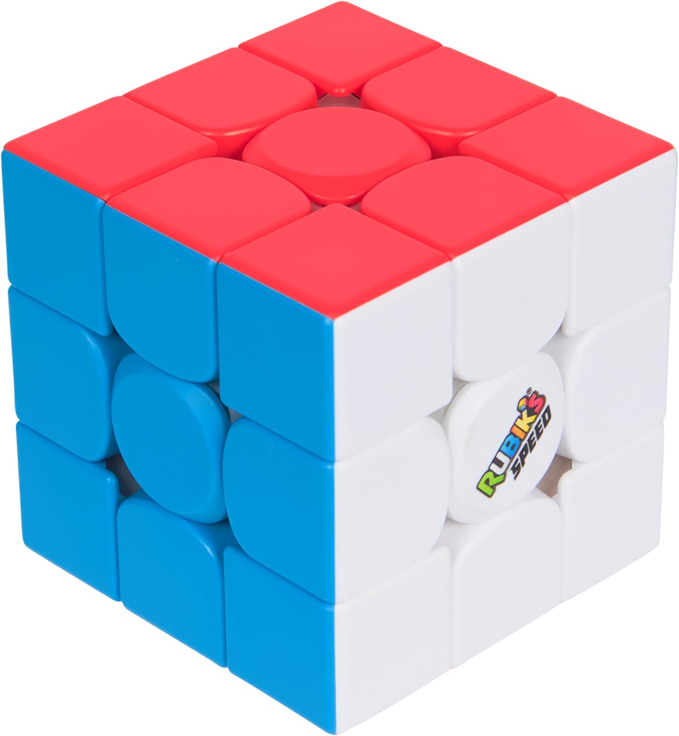 Rubik’s Cube, Timer Stand, Clear Display Device for WCA Speedcubers, Track Your Time to Solve Brain Teaser Puzzle for Adults, Problem-Solving Brain Teaser Fidget Toy for Kids, Ages 8 & Up