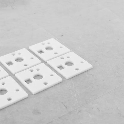 240 Pcs PE Mechanical Keyboard Switch Pads 1mm Shaft Pad Noise Dampener Foam Pads for 61/64/87/104 Hot Swap Gaming Keyboard White 14x14x1mm