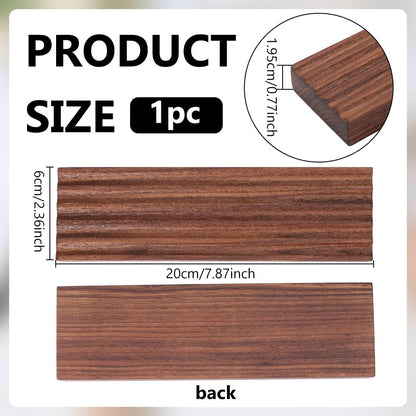 PH PandaHall Wooden Pen Tray 5 Groove Pens Holder 7.8x2.3x0.7inch Wave Pen Display Stand Rectangle Brown Desk Organizer Fountain Pens Holder for Home Office School Stationary Storage Supplies