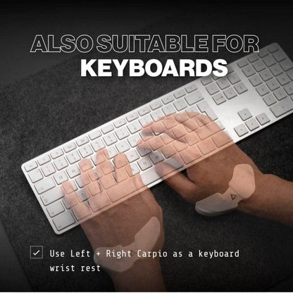 DELTAHUB Carpio G2.0 - Advanced Ergonomic Right-Handed Gaming Wrist Rest for Mouse - Superior Support for Serious Gamers - Anti-Fatigue, Smooth Glide (Large, Right, Pink)