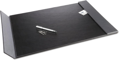 Artistic Monticello Executive Desk Pad, Smooth Writing Desk Mat That Protects Desktop from Scratches & Stains, 24" x 19", Black/Gray