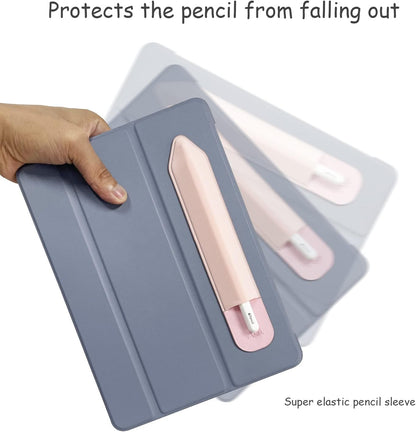 YINVA Pencil Holder Compatible with Apple Pencil 2nd Generation and 1st Gen, Elastic Sleeves Pencil Pouch Accessories Design for iPad and Stylus (Black)